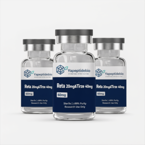 Retatrutide 20mg + Tirzepatide 40mg (RET60) Research Peptide