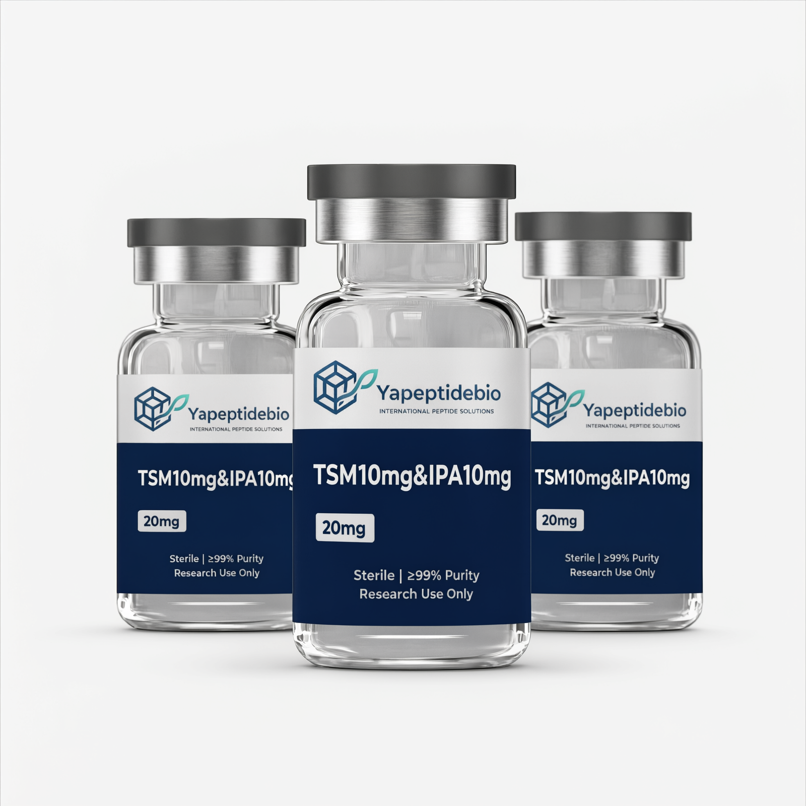 Tesamorelin 10mg + Ipamorelin 10mg (TIP20) Research Peptide